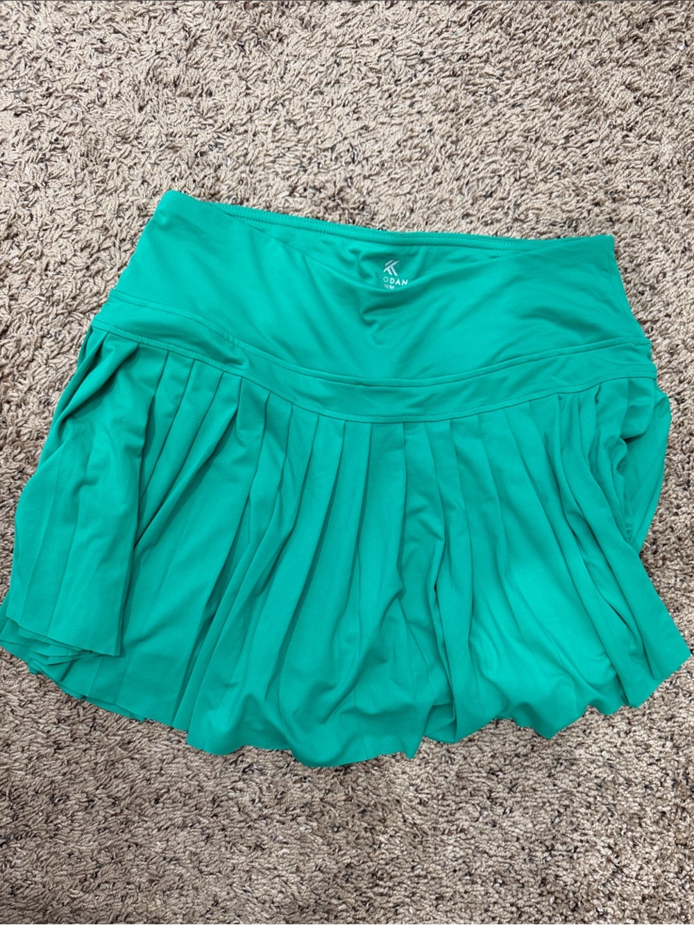 Kyodan women’s athletic skort medium Bright green Pleated Tennis Skort